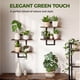 thumbnail image 4 of Estantes flotantes de pared Bamworld, paquete de 2, marrón, soporte para plantas, 4 of 7