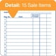 thumbnail image 5 of Libro de Ventas Adams DC3530 Paquete de 18, 50 Juegos, 8.5x14.3 cm, 5 of 7