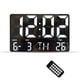 thumbnail image 1 of Reloj enchufable de lujo ligero, pantalla grande, silencioso, sala de estar simple, atenuación, control remoto, textiles para el hogar, decoración del hogar, reloj de escritorio, despertador, 1 of 6