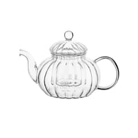 Genérico - Tetera Borosilicato Vidrio Transparente Con Infusor 600 Ml