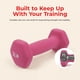 thumbnail image 3 of Par de Mancuernas de Neopreno Sunny Health & Fitness 1 kg (2.2 lbs), 3 of 9