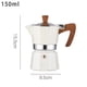 thumbnail image 2 of Cafetera clásica de cocina para un espresso fuerte y de gran sabor, cafetera moka de aluminio estilo italiano, cafetera cubana y greca, cafetera moka, cafetera percolato, 2 of 5