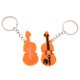 thumbnail image 5 of 2 unids música llavero monedero bolsa colgante coche llavero regalo violín, 5 of 5