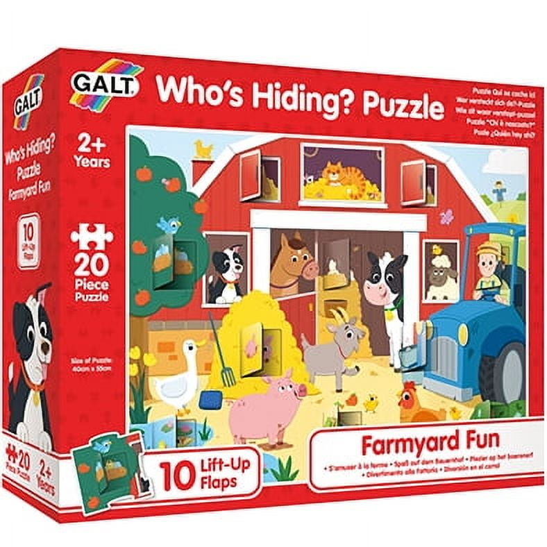 Galt - Puzzle Rompezabezas De Ventanas De Animales De Granja