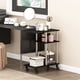 thumbnail image 2 of Mesa lateral Furinno Turn-N-Tube en forma de C con ruedas, color americano, 2 of 6