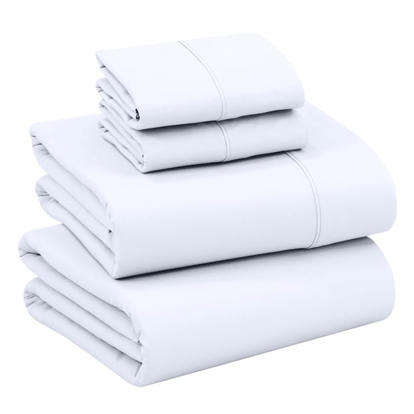 Juego de sábanas RUVANTI para cama queen size, 100% algodón, percal