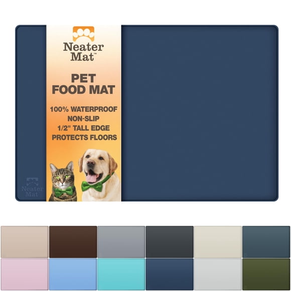 Tapete para comida de mascotas Neater Pet Brands, impermeable, de silicona, 81 x 61 cm