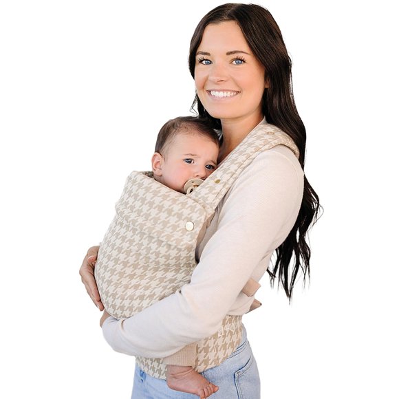 Portabebés AVA + OLIVER 7‑16 kg Pata de Gallo (frontal/trasero)