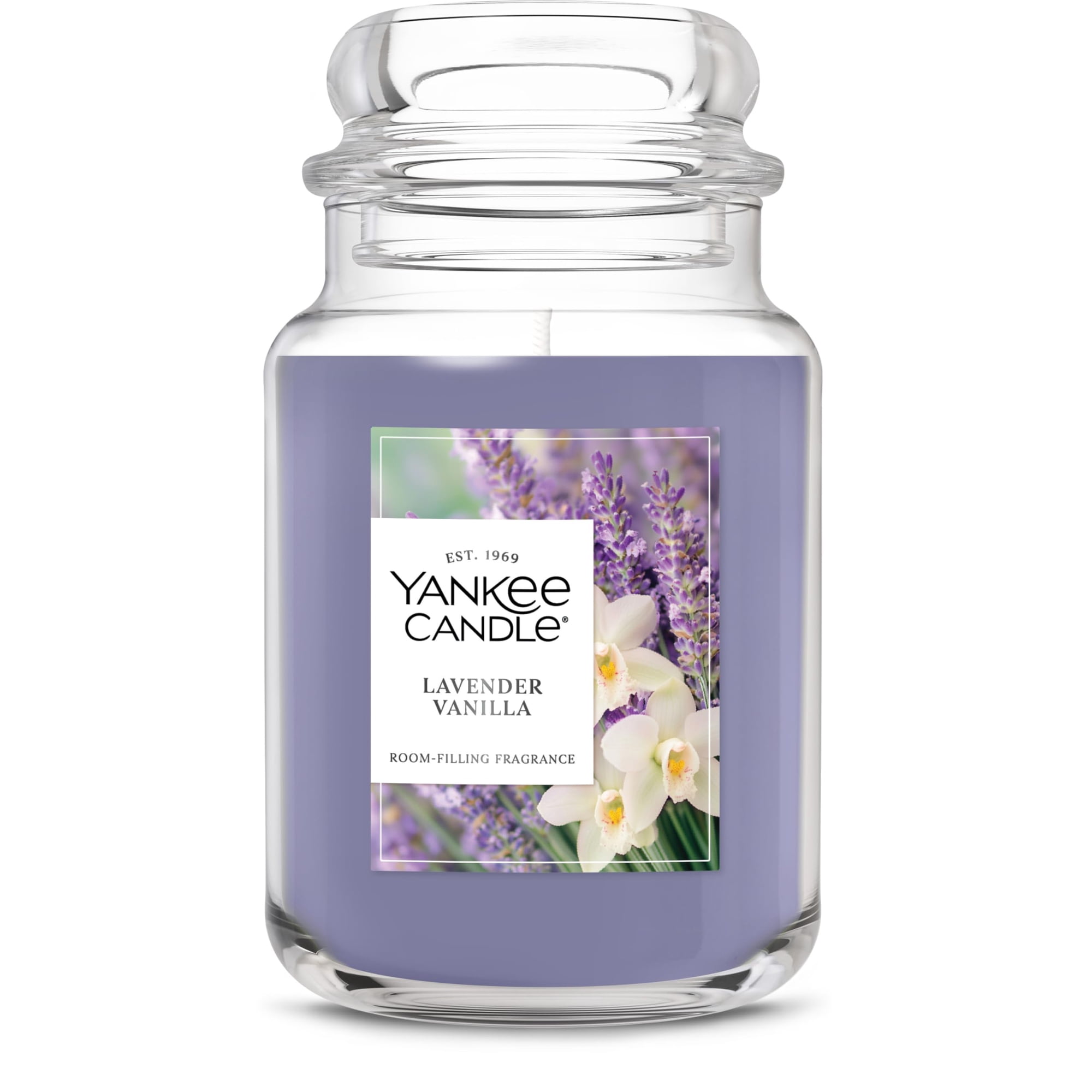 Vela Perfumada Yankee Candle, Lavanda Y Vainilla, 650 Ml