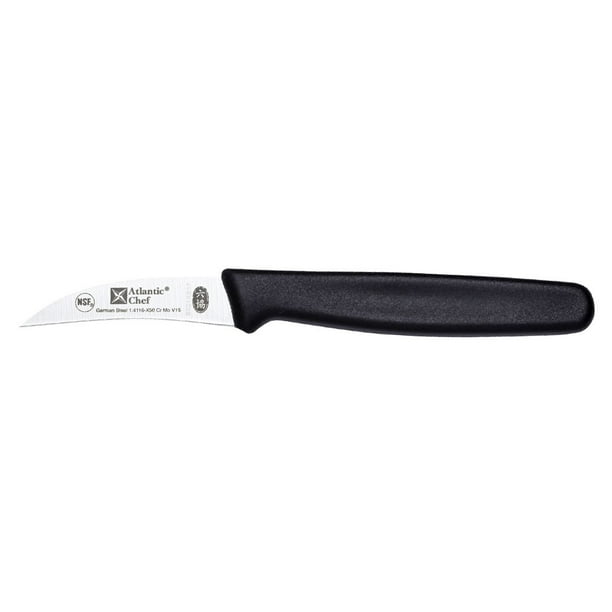Cuchillo Torneador Mango Negro 6 Cm