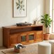 thumbnail image 4 of Rack Berlin 1800 Madera Nogal Vidrio, 4 of 4