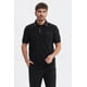 thumbnail image 1 of Polera Hombre Pique Dos Botónes Negro, 1 of 4