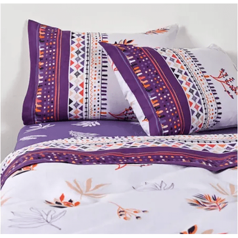 Genérico - Sabanas Af Cannon 1 Plaza 144 Hilos Diseño Lavander