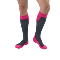 Medias De Compresión Jobst Sport Hasta La Rodilla 15-20 Mmhg Rosa/Gris