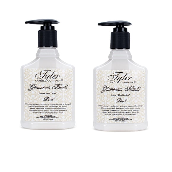 Loción de Manos TYLER CANDLE COMPANY Diva 2x236 ml
