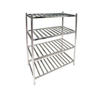 Imahe - Estanteria Acero Inox Tipo Rejilla De 90 X 60 X 155 Cms