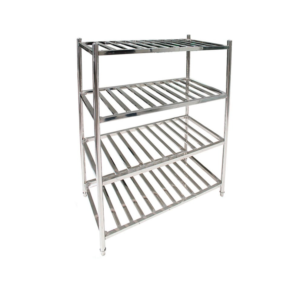 Imahe - Estanteria Acero Inox Tipo Rejilla De 90 X 60 X 155 Cms