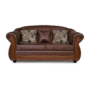 Adonis Leudh - Sofá 2 Personas Estambul Envejecido Café Oscuro X