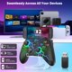 thumbnail image 4 of Controlador Inalámbrico para Juegos GAMSINGY RGB Turbo 1000mAh, 4 of 8