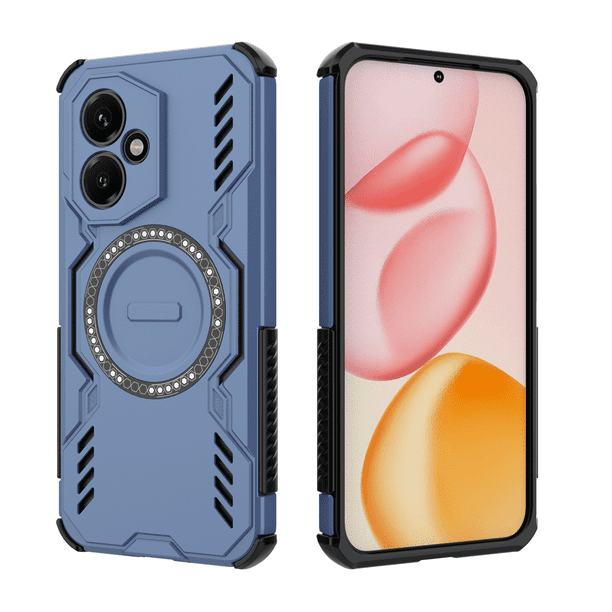 Funda FOXDOCK para Honor 400 5G , magnética, resistente a golpes, con soporte, unisex, carga inalámbrica