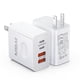 thumbnail image 1 of [Cargador] Cargador de pared USB C UVRESINME de 40 W y 4 puertos para iPhone, 1 of 7