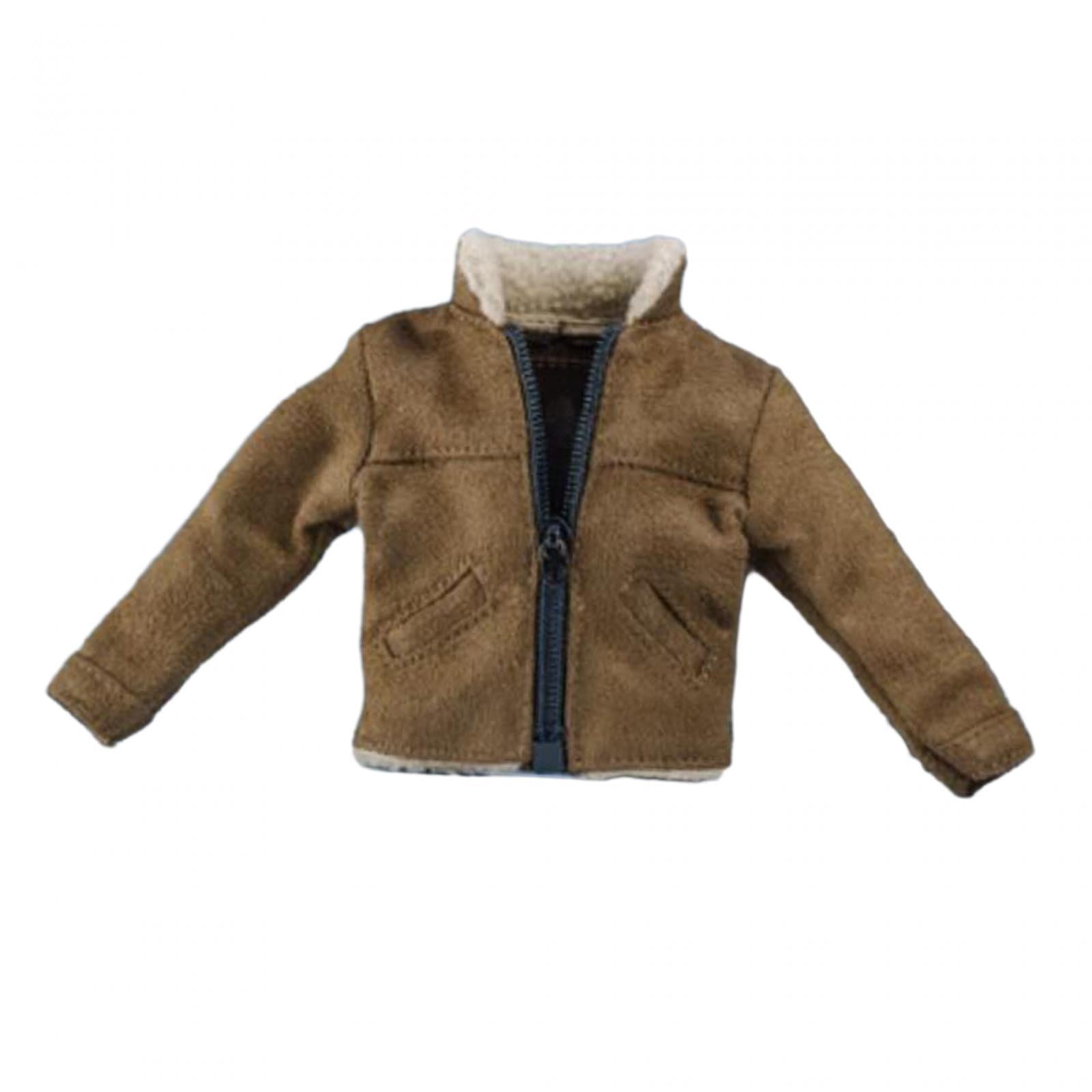 Bothyi - Chaqueta De Soldado 1:12, Ropa En Miniatura Para Figura De 6 Pulgadas, Vestido De Muñeca, Modelo Café