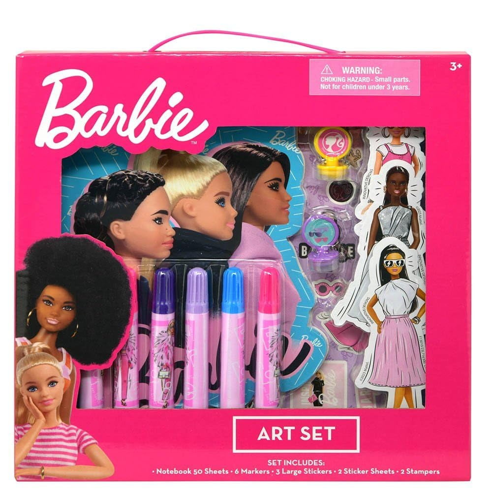 Set De Arte Barbie, Kit Creativo Completo Con 50 Piezas