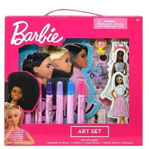 Set De Arte Barbie, Kit Creativo Completo Con 50 Piezas