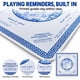 thumbnail image 3 of Tapete de Mahjong PRRPRR 80x80 cm Azul con Reglas, 3 of 7
