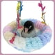 thumbnail image 2 of Cama de pájaro colgante, hamaca para jaula invierno cálido pájaro peluche nido papago cama para Budgie Lovebird Lovebird, Pinch, Hamster-rosa, 2 of 3