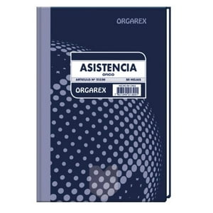 Libro Asistencia 50 Hojas Orgarex