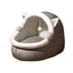 thumbnail image 5 of Cama Para Gatos, Cueva, Perrera, Dormir, Semicerrada, Nido Para Gatos, Para Cachorros, Perros, Gatitos, L, Gris, 5 of 5