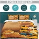 thumbnail image 5 of x63 Garfield Bed Duvet Cover Microfiber Bedding Sets 3D Printed Lightweight 3 Piece Comforter Sets, 1 Duvet Cover And 2 Pillow Shams for Kids Boys Girls 79"x90" jn63, 5 of 5