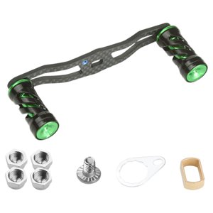 Ioensy - Repuesto Para Carrete De Baitcasting, Equipo De Pesca, Perilla De Metal, Manivela Para Carrete De Pesca, Color Verde