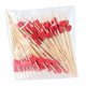 thumbnail image 2 of 100x Selecciones De Cóctel Palillos De Dientes Decorativos Selecciones De Aperitivo Resistentes Desechables, 2 of 5