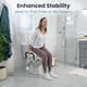 thumbnail image 3 of Asiento de inodoro elevado PELEGON con agarraderas – capacidad 136 kg, 3 of 9
