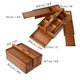 thumbnail image 2 of Cajón organizador MEEDEN de madera de haya plegable 36 cm, 2 of 8