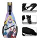 thumbnail image 3 of Sailor Moon Riñonera Bandolera con Estampado Integral para Hombres y Mujeres, Bolso Cruzado Gráfico de Tendencia, Mochila de Hombro Streetwear para Ciclismo y Deportes, Riñonera Versátil Casual, 3 of 6