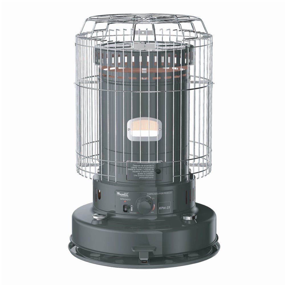 Kendal - Estufa A Parafina Mecha Kpm-23 Gris
