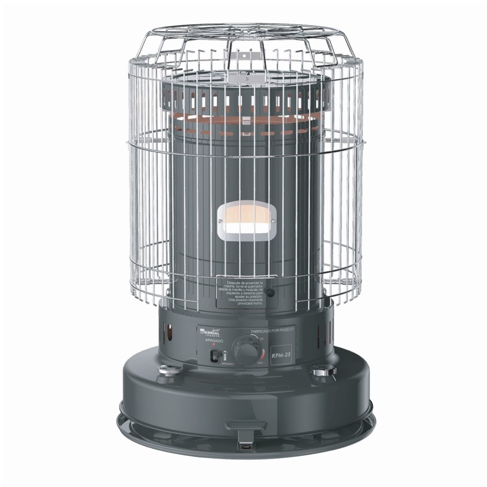 Kendal - Estufa A Parafina Mecha Kpm-23 Gris
