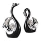 thumbnail image 5 of 2 Uds Figuritas De Cisne Escultura Regalo De Recuerdo Para Decoración De Centro De Mesa Del Hogar Negro, 5 of 5