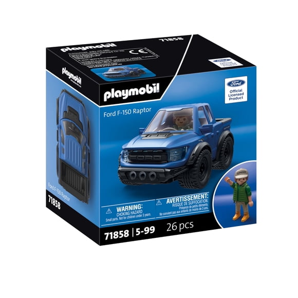 Toy Playmobil Ford F-150 Raptor con figura para niños mayores de 4 años