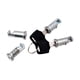 thumbnail image 5 of Cerraduras y llaves cruzadas, conjunto de cilindros de cerradura, núcleos de cerradura prácticos y resistentes, cerraduras para portaequipajes de tech, 5 of 5