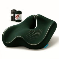 Cojín Ortopédico Para El Coxis Sitcushion Xl, Espuma Viscoelástica, Verde