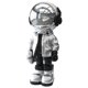 thumbnail image 1 of Estatua De Astronauta Moderna Decoración De Escritorio Decoración Del Hogar Escultura Plata, 1 of 5