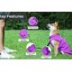 thumbnail image 2 of Chaleco polar Jacko & Co para perros de tamaño mediano, color morado, 2 of 8