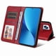 thumbnail image 5 of Funda Billetera para Xiaomi 12 Lite con Porta Tarjetas y Soporte Ajustable Rojo, 5 of 6