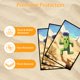 thumbnail image 3 of Fundas para cartas Comdek00 Cactus Black Lotus, paquete de 100, 3 of 3