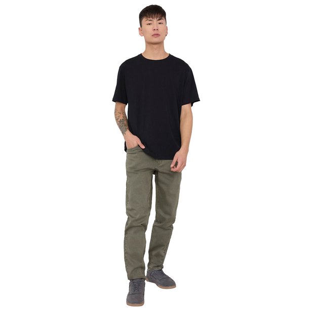 Jeans Hombre Skinny Fit Verde Corona