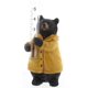 thumbnail image 1 of Pluviómetro de resina con oso negro de 18 cm, The Bridge Collection, 1 of 6